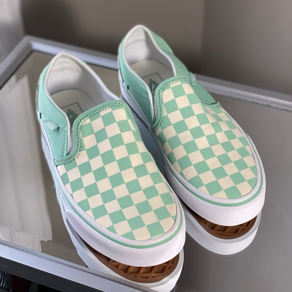 Blue SLIP ON VANS